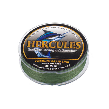 HERCULES Green fade free fishing line 4 Strands 6LB-100LB PE Braided Fishing Line